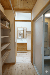 脱衣室から父母室