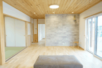 LDK キッチンから東向き